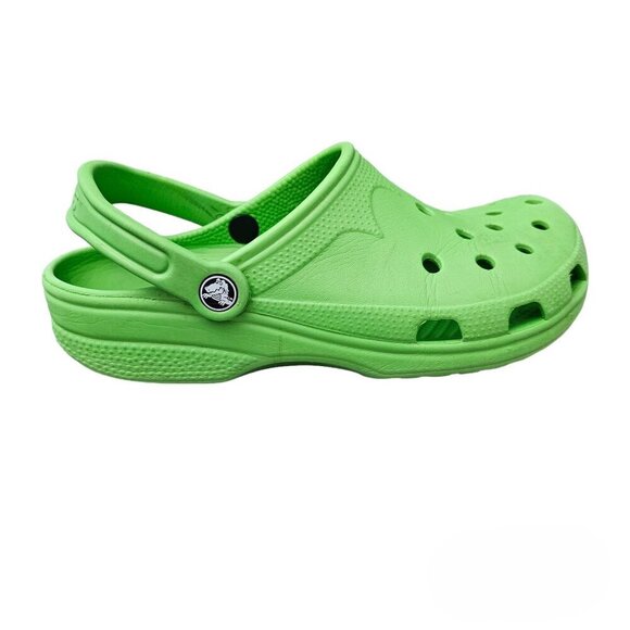Crocs Ralen Classic Highlighter Green Slip On Clog Sandals - Picture 1 of 10